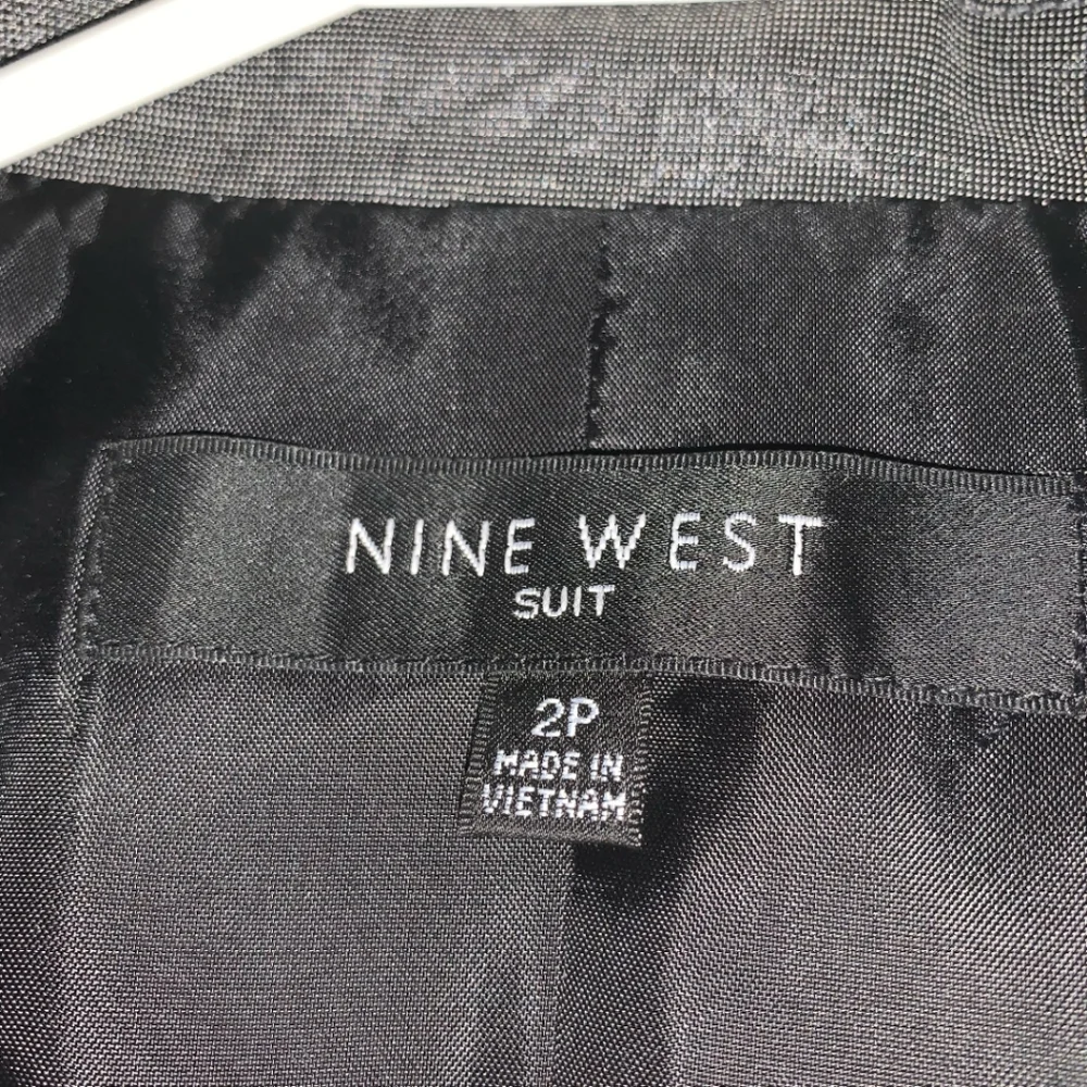 ✨ - NWT Nine West sz 2 Petite Grey Modal Blend Pantsuit - Picture 6 of 11